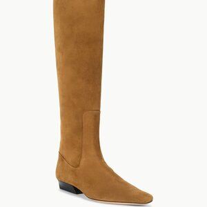 Staud Tan Wally Suede Flat Boots